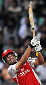 Ravi Bopara smashed 84 off 59 balls to help Kings XI Punjab beat Bangalore Royal Challengers by seven wickets in Durban © AFP