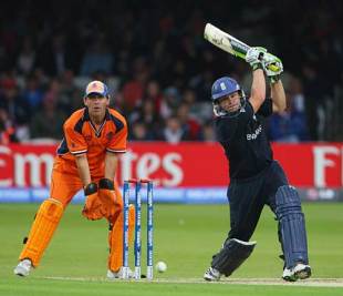 Luke Wright hit 71 off 49 balls as England made 162 for 6 against Netherlands in the opening match of the ICC World Twenty20 at Lord's