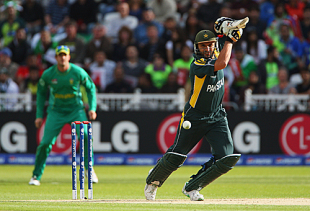 Shahid Afridi starred with both bat and ball as Pakistan entered the final of the World Twenty20 with a seven-run win against South Africa at Trent Bridge