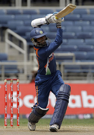 Dinesh Karthik takes the aerial route, West Indies v India, First ODI, Kingston, June 26, 2009 