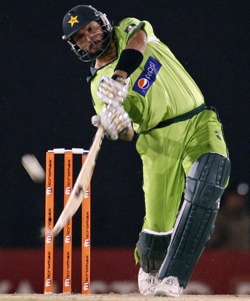 Shahid Afridi launches one into orbit