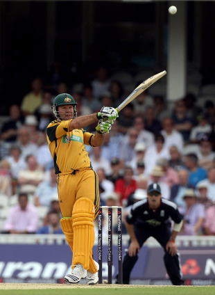 Ricky Ponting looked in good touch early on, England v Australia, 4th ODI, The Oval, June 30, 2010
