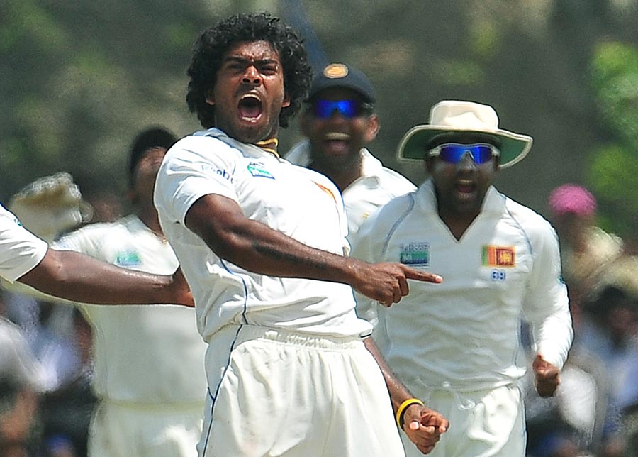 Lasith Malinga rattled India with three wickets on the fourth day