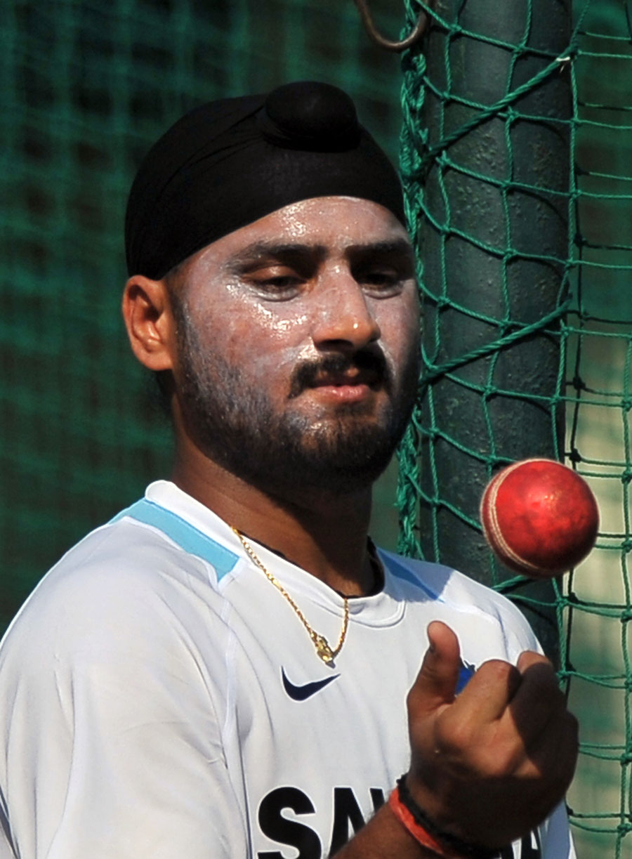 Harbhajan Singh is a doubtful starter for the first Test