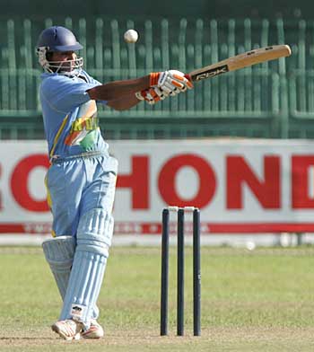 Rohit Sharma attempts to pull, India U-19s v West Indies U-19s, Colombo, February 11, 2006