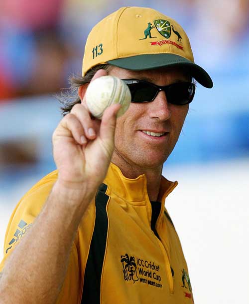 Glenn McGrath led Australia to 10 wicket victory.