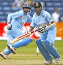Rahul Dravid and Sachin Tendulkar shared a 158 runs partnership, India v South Africa, Stormont Cricket Grounds, Belfast, Ireland, June 26, 2007