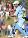 Suresh Raina is about to hammer the ball, Sri Lanka v India, 1st ODI, Dambulla, January 28, 2009
